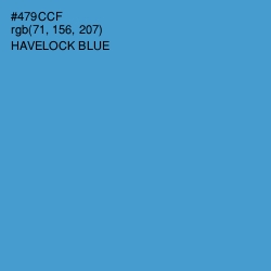 #479CCF - Havelock Blue Color Image